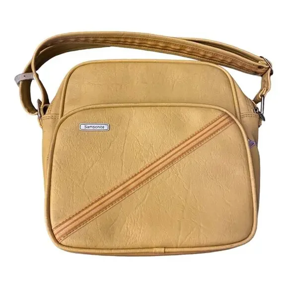 Samsonite Vintage Gold Concord Hardside Overnight and Weekender Luggage Set - Picture 12 of 16